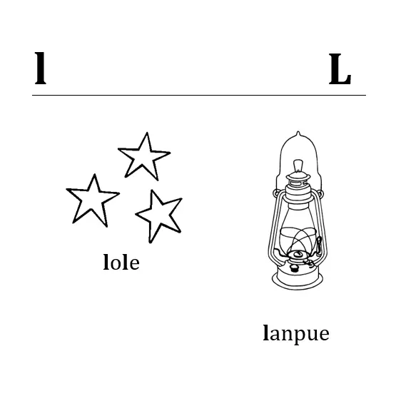 La lettre l