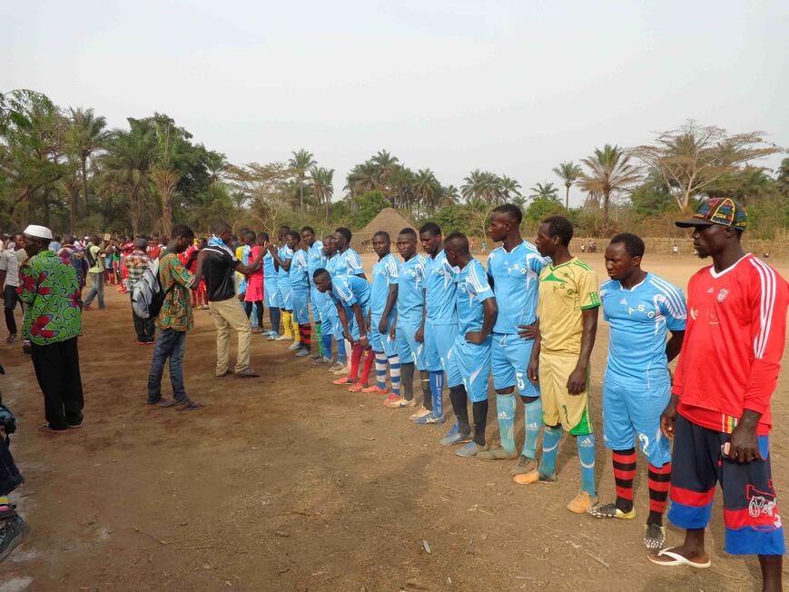 Les footballeurs de Mogofin